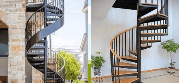 best outdoor spiral staircase